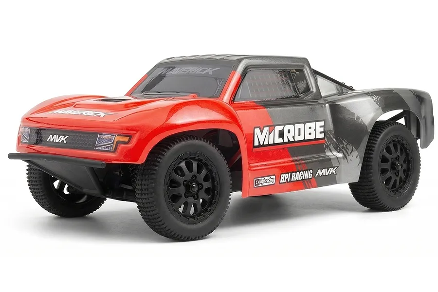 Maverick MiCROBE SC RC Short Course Truck Electric 2WD 1/24 Scale RTR - Red image 146781