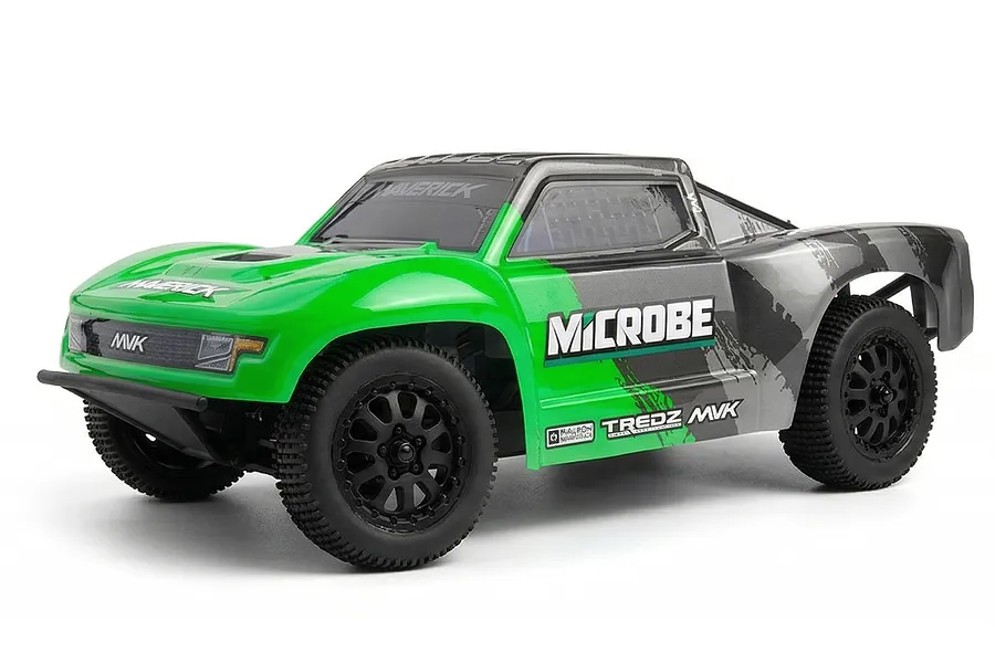 Maverick MiCROBE SC RC Short Course Truck Electric 2WD 1/24 Scale RTR - Green image 146784