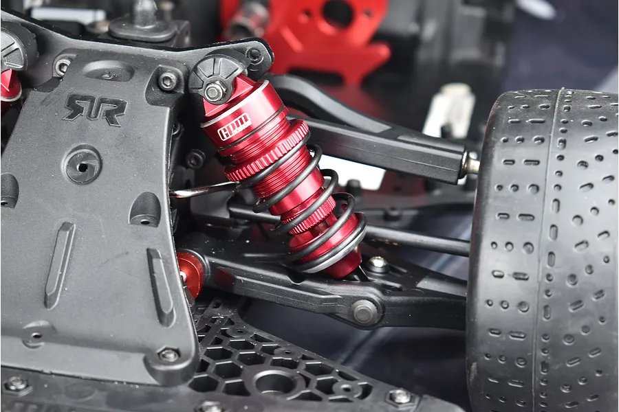 GPM Aluminium 78mm Front Adjustable Shocks 2Pcs - Black image 3