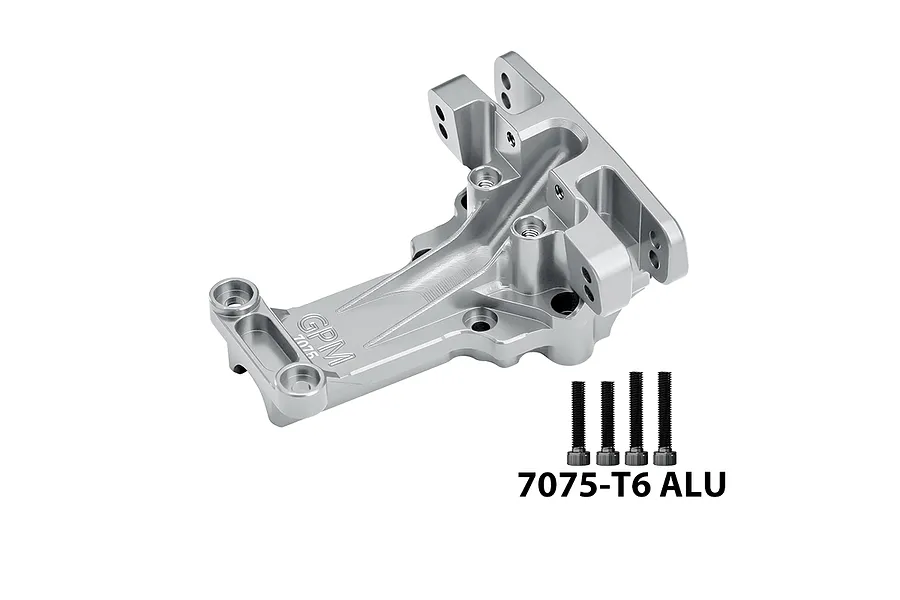 GPM Aluminium Front Upper Bulkhead - Silver image 146931