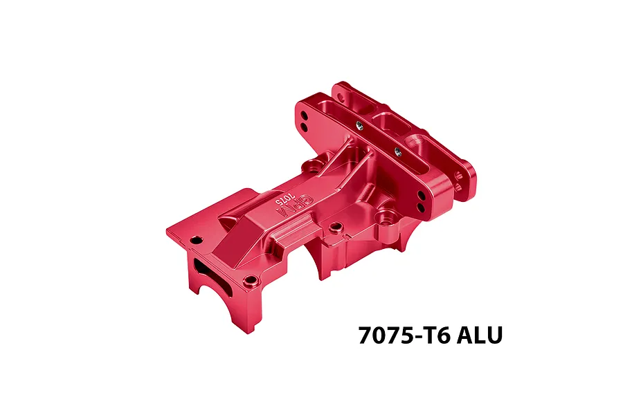 GPM Aluminium Rear Upper Bulkhead - Red image 146972
