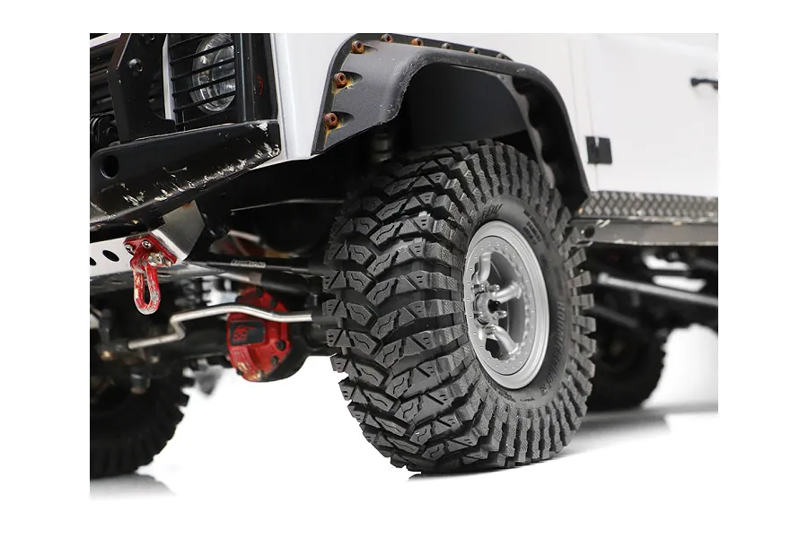 Boom Racing 1.9&amp;quot; TPD GEKKO Red Rock Crawler Tyres with Rock Monster Green Foam Inserts 2Pcs image 147006