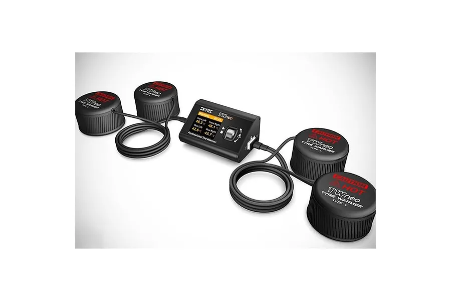 SkyRC TWneo Tyre Warmer with Cups - Black image 147021