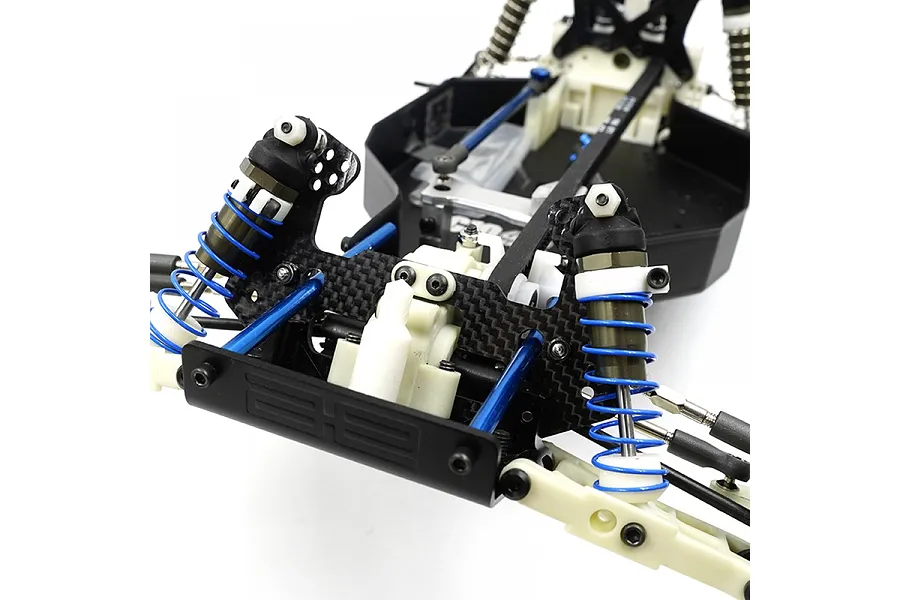 Yeah Racing Carbon Fibre Front and Rear Shock Towers 2Pcs image 2