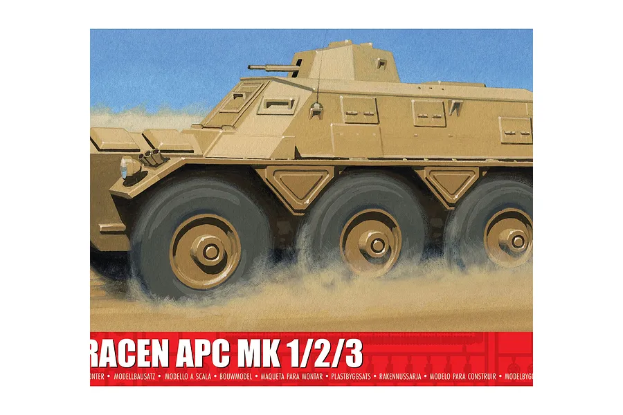 Airfix 1/76 Saracen APC Mk 1/2/3 APC Scaled Plastic Model Kit image 1