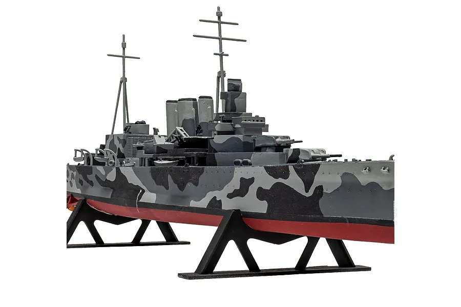 Airfix 1/600 HMS Suffolk Heavy Cruiser Scaled Plastic Model Kit image 7