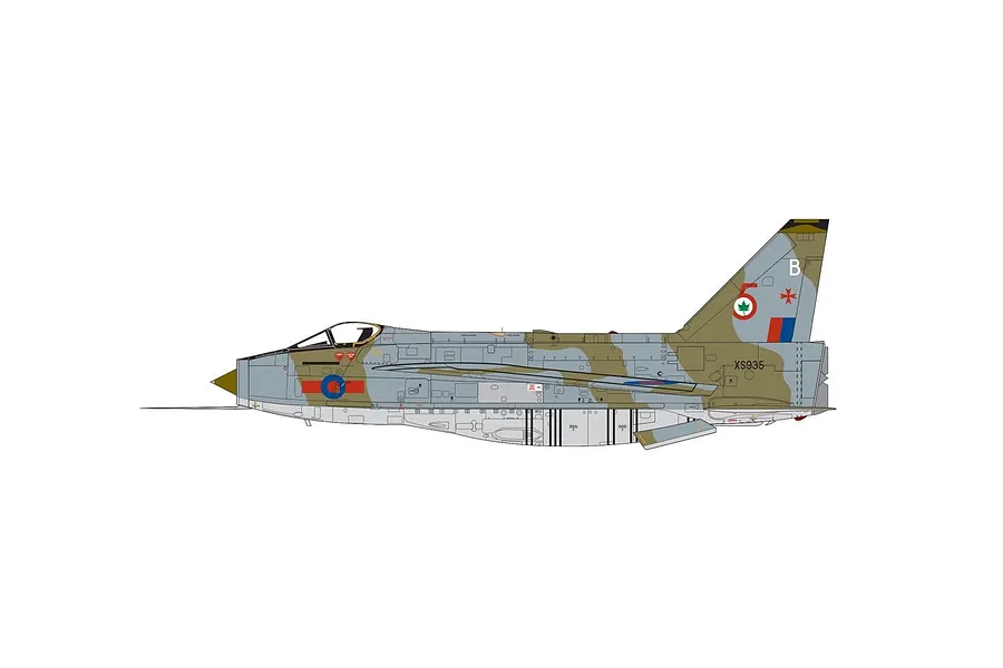 Airfix 1/48 English Electric Lightning F.6 Fighter Jet Scaled Plastic Model Kit image 147163
