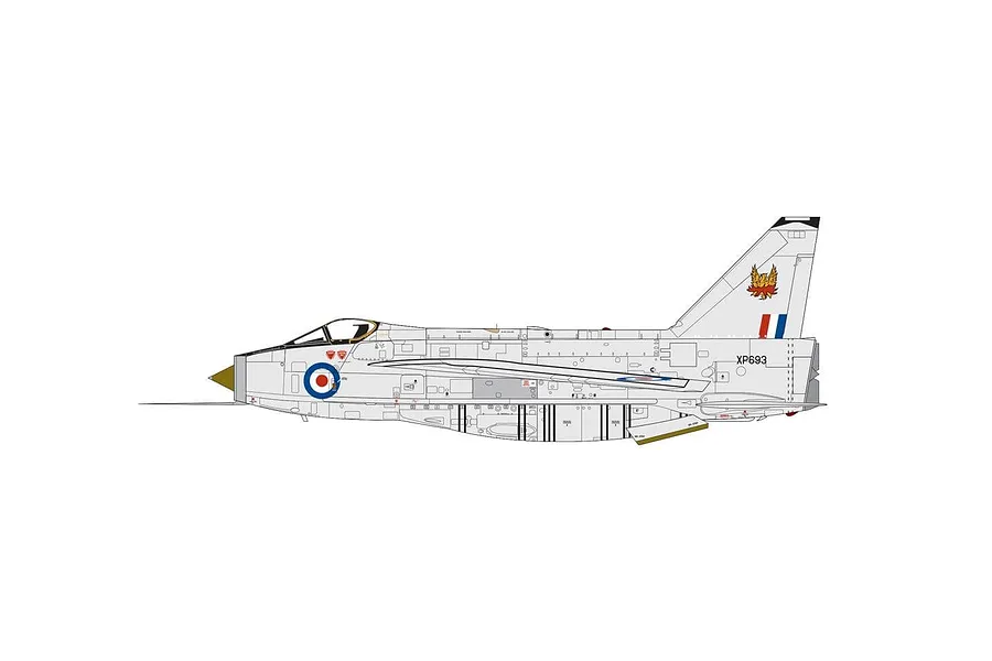 Airfix 1/48 English Electric Lightning F.6 Fighter Jet Scaled Plastic Model Kit image 147164