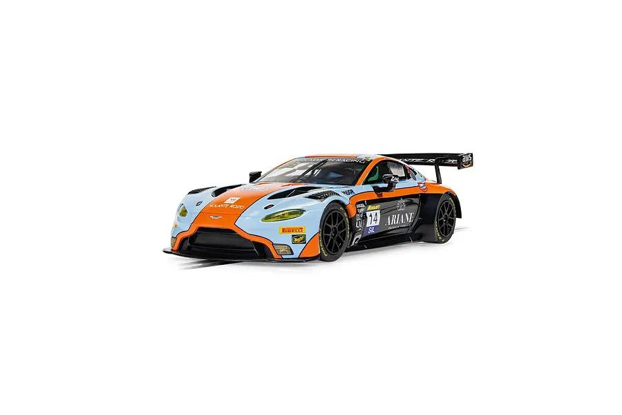 Scalextric 1/32 2025 Aston Martin GT3 Vantage Bathurst Slot Car - Gulf Edition image 147288