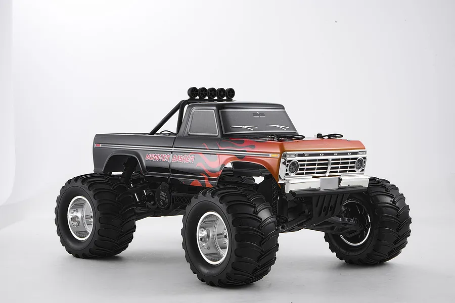 FMS Ford F-100 RS RC Monster Truck Electric Brushless 2WD 1/10 Scale RTR - Black image 147588