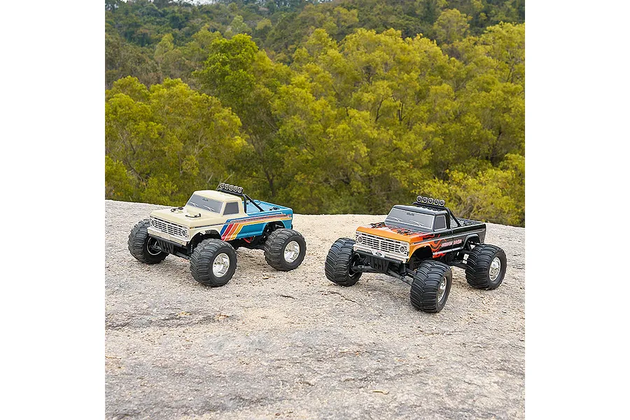 FMS Ford F-100 RS RC Monster Truck Electric Brushless 2WD 1/10 Scale RTR - Beige/Blue image 147612