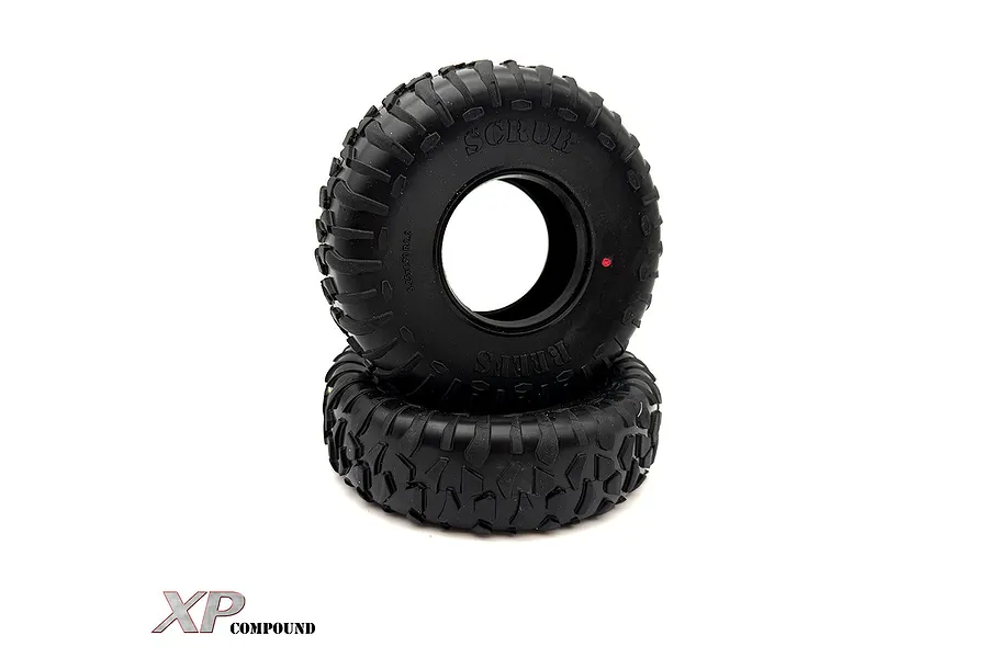 Reefs RC 2.2&amp;quot; XP Compound Scrub Tyres with Foam Inserts 2Pcs image 147631