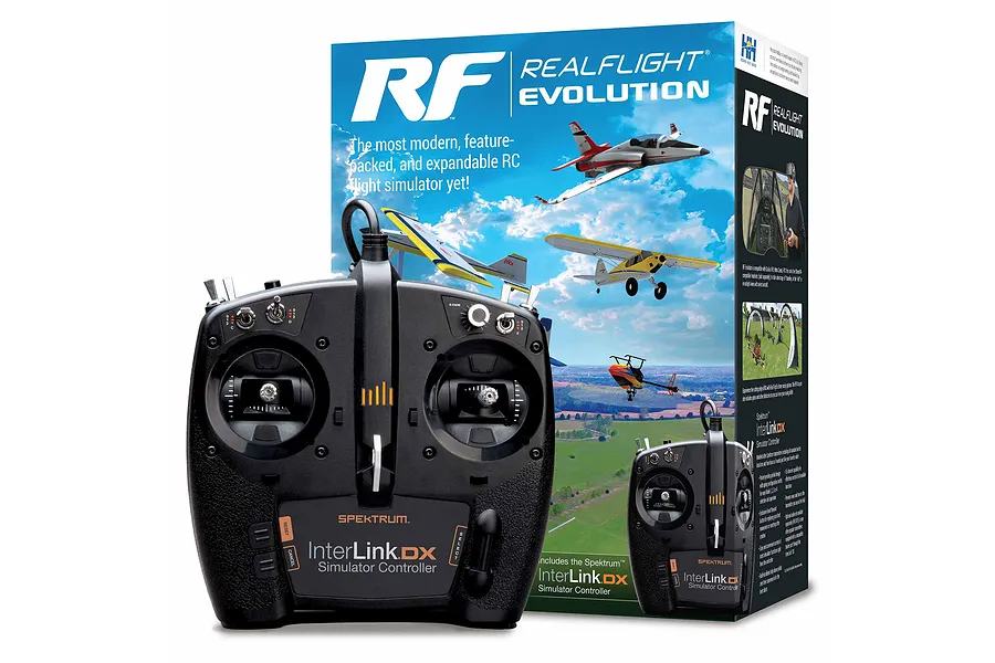 RealFlight Evolution Flight Simulator with Mode Changeable Interlink Controller image 147680