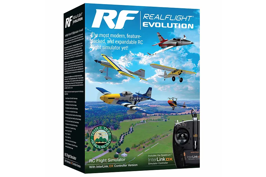 RealFlight Evolution Flight Simulator with Mode Changeable Interlink Controller image 147683