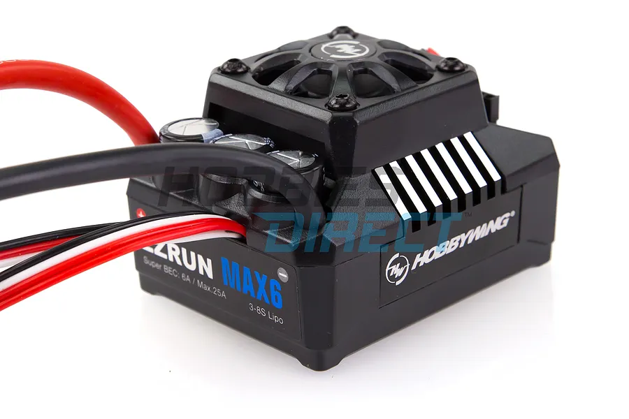 Hobbywing EzRun Max6 Black 160A Brushless ESC image 14771