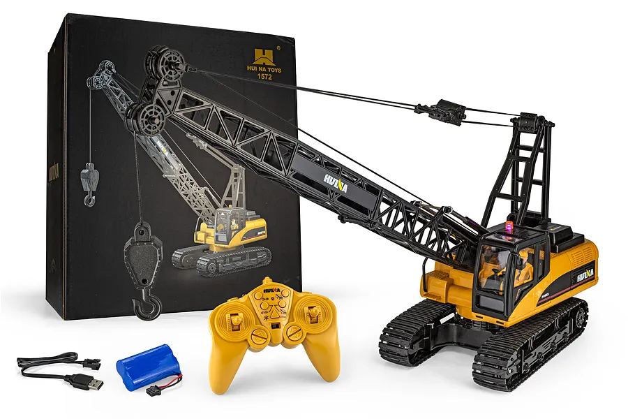 HuiNa 1572 Crane Excavator RC Crane Electric Tracked 1/14 Scale RTR image 147854