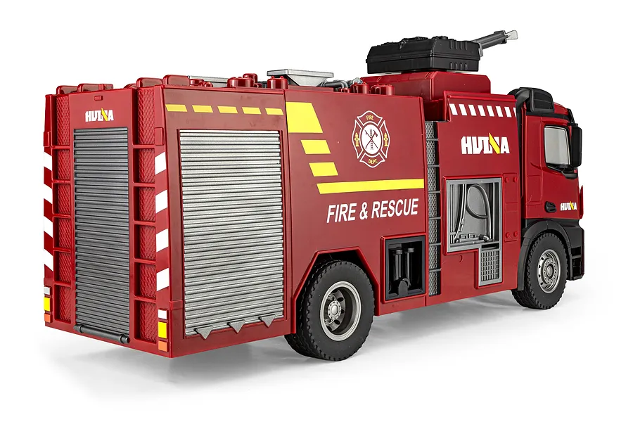 Huina 1562 Fire Truck with Water Cannon RC Fire Truck Electric 2WD 1/14 Scale RTR image 147882