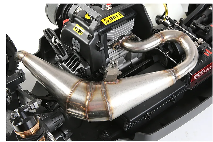 Rovan Stainless Steel Voyager 5 Exhaust Pipe Set - Silenced image 4