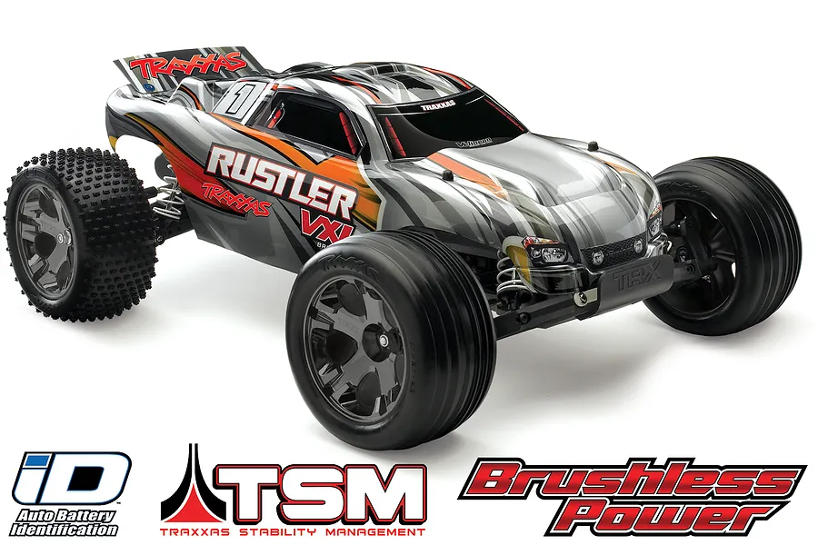 Traxxas Rustler VXL RC Stadium Truck Electric Brushless 2WD 1/10 Scale RTR image 14804