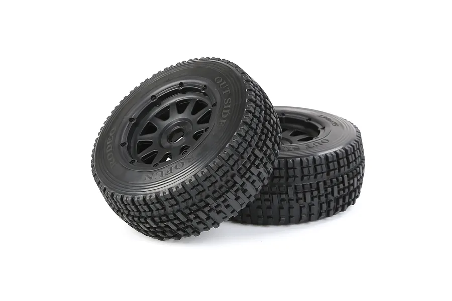 Rovan 1/5 5SC Tyres on Black Rims - Beadlock Wheels 2Pcs image 7