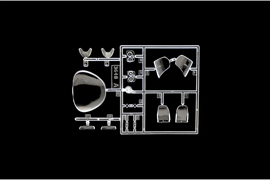Italeri 1/24 Porsche 956 Jägermeister Scaled Plastic Model Kit image 11