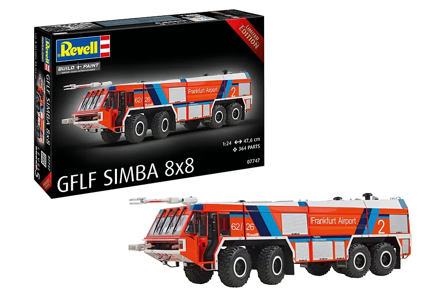 Revell 1/24 GFLF Simba 8x8 Scaled Plastic Model Kit image 148391