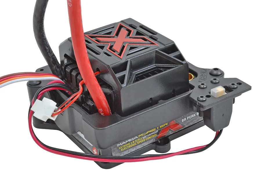 RPM Black Castle Mamba Monster X/2 &amp;amp; Traxxas MXL-6s ESC Cage image 14843