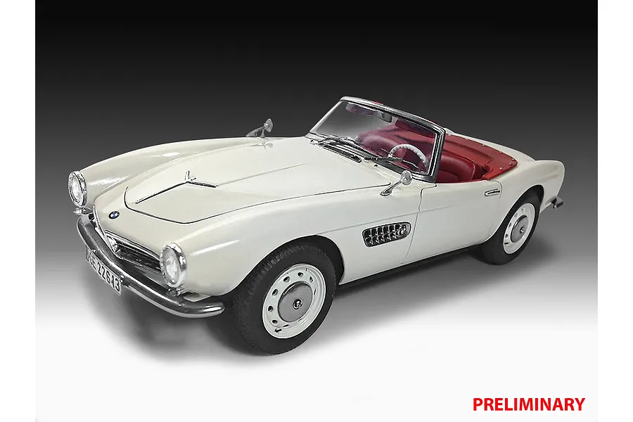 Revell 1/24 BMW 507 - 70 Years of BMW 507 Scaled Plastic Model Starter Kit image 1