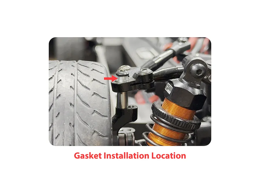 GPM Titanium Front Tie Rods w/ Blue Aluminium Stabiliser 3Pcs image 5