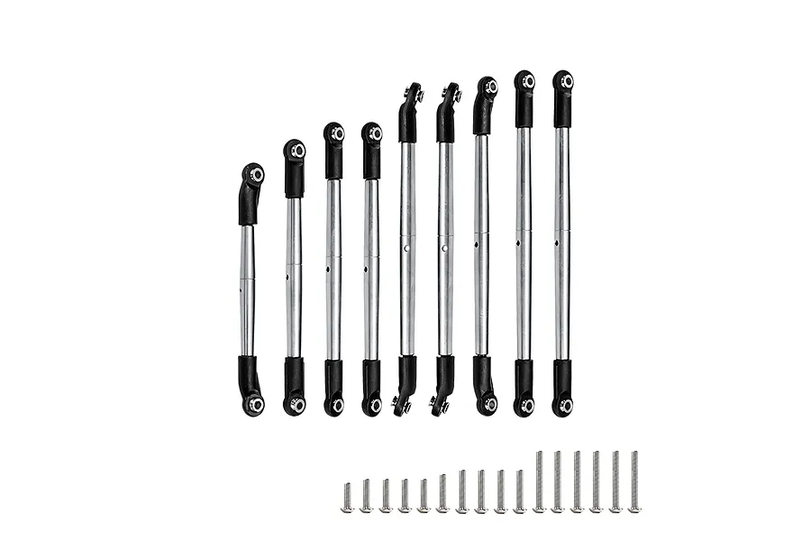 GPM Stainless Steel Adjustable Turnbuckles &amp;amp; Linkages 9Pcs w/ Hardware image 148599