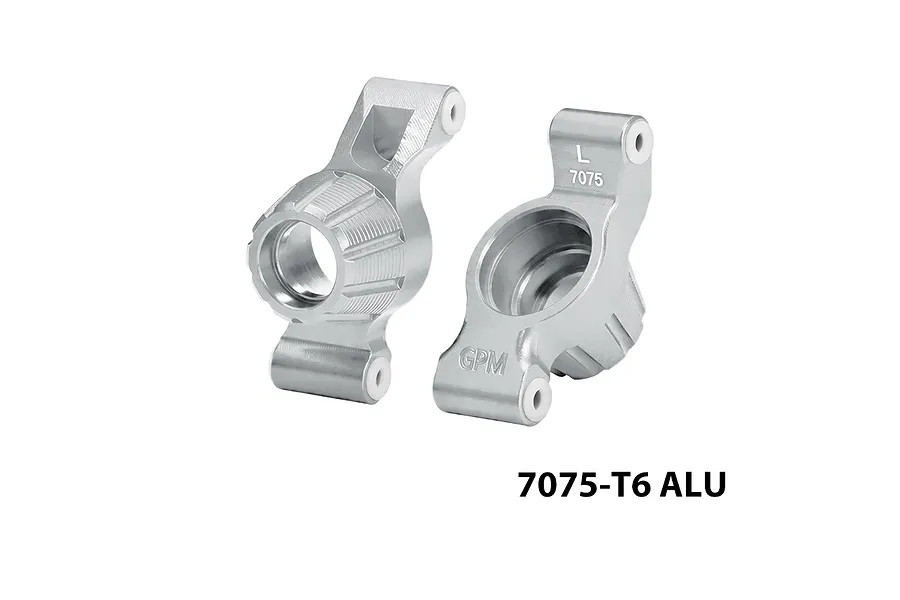 GPM Silver Aluminium Rear Hubs 2Pcs image 148614