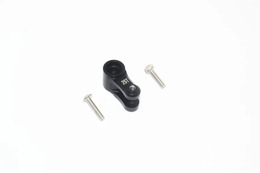 GPM Black Aluminium 25T Servo Horn image 148653