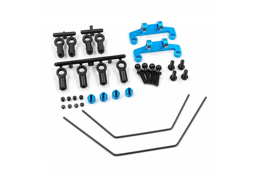 Yeah Racing Aluminium Anti-Roll Bar Set - Blue image 148701