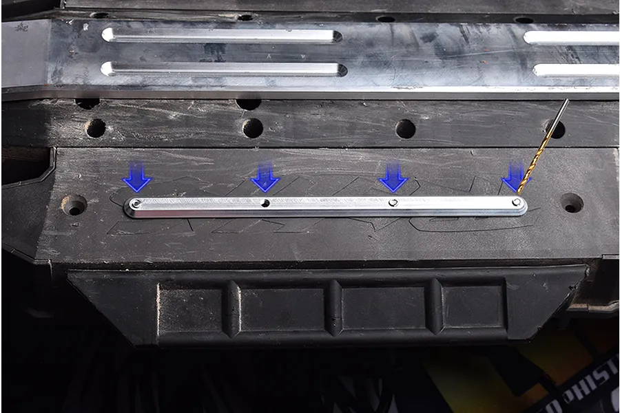 GPM Blue Aluminium Battery Hold-Down Set image 5