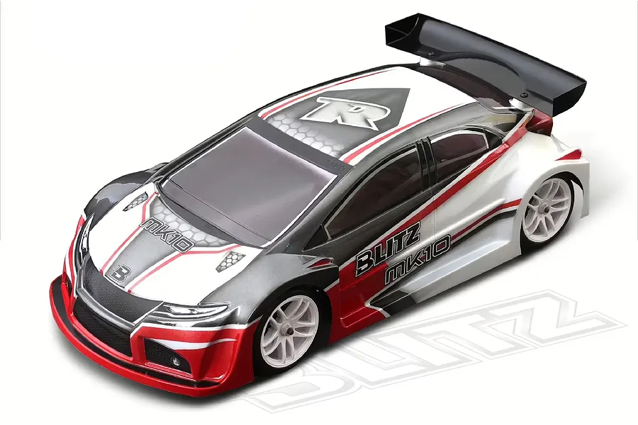 Blitz 1/10 MK10 190mm FWD Unpainted Body Shell - Clear image 148823