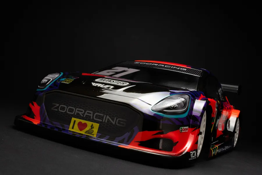 ZooRacing 1/10 190mm Apex FWD Unpainted Body Shell - Clear image 148826