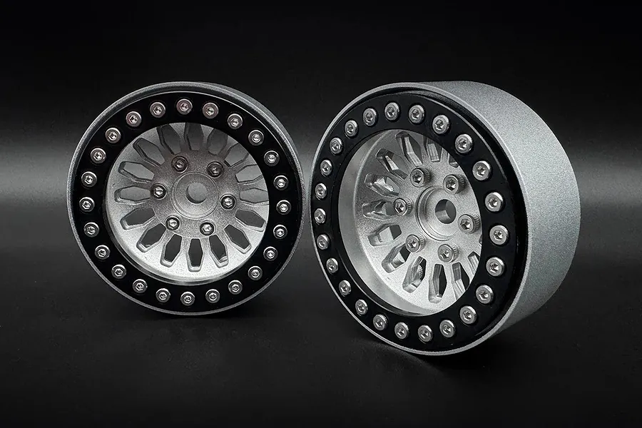 Reefs RC 1.9&amp;quot; Aluminium Shield Deep Dish Beadlock Rims 2Pcs image 149121