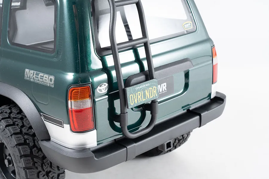 FMS FCX10 OVR LC80 RS Land Cruiser 80 RC Rock Crawler Electric Brushless 4WD 1/10 Scale RTR - Green image 149287
