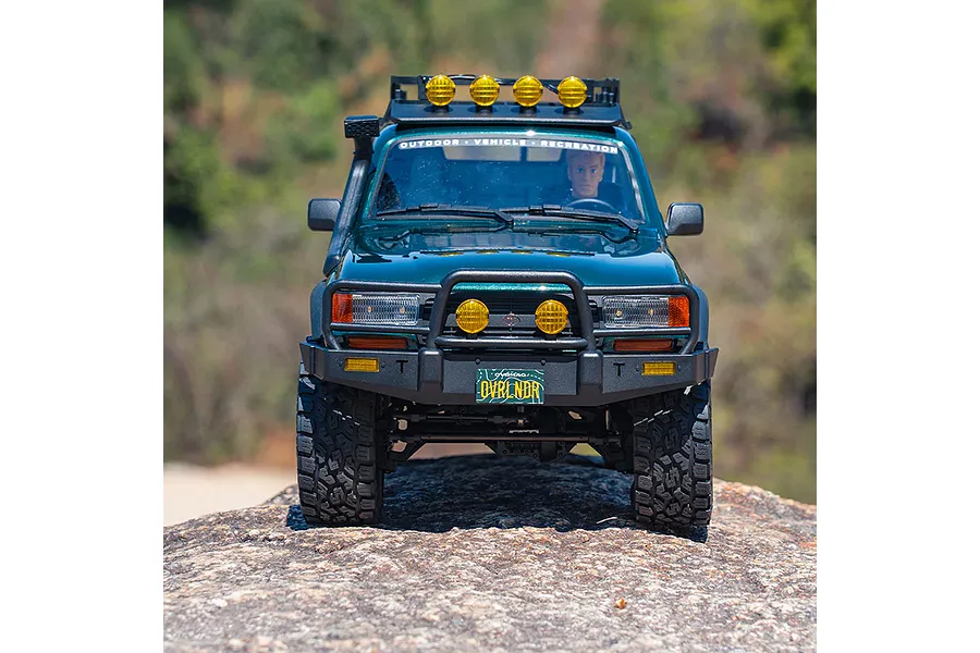 FMS FCX10 OVR LC80 RS Land Cruiser 80 RC Rock Crawler Electric Brushless 4WD 1/10 Scale RTR - Green image 149360