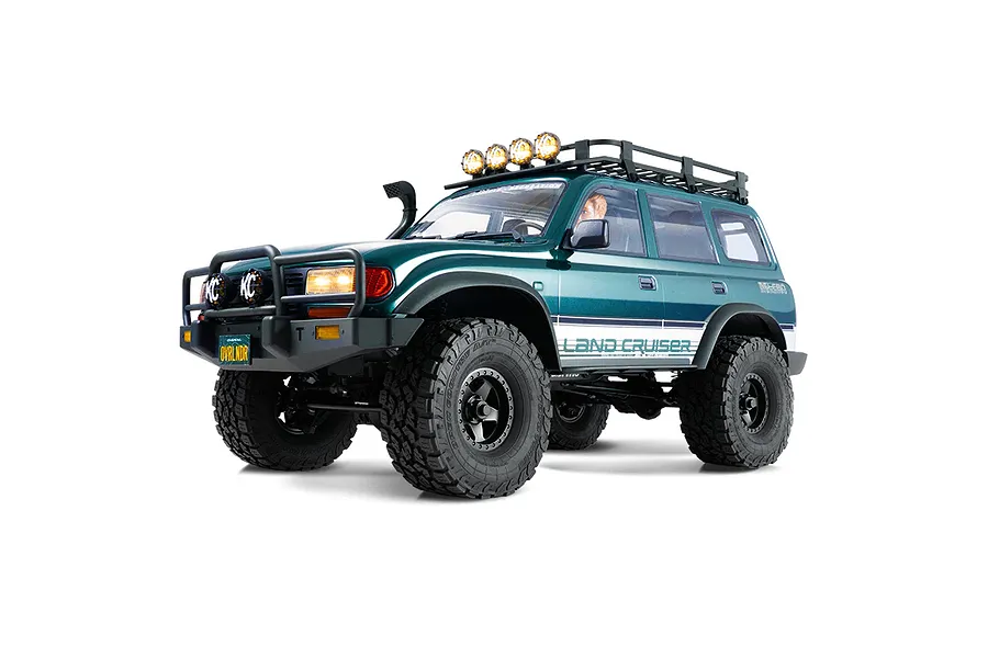 FMS FCX10 OVR LC80 RS Land Cruiser 80 RC Rock Crawler Electric Brushless 4WD 1/10 Scale RTR - Green (+ 4 Other Products) Bundle image 149362
