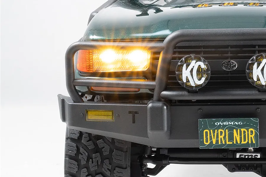 FMS FCX10 OVR LC80 RS Land Cruiser 80 RC Rock Crawler Electric Brushless 4WD 1/10 Scale RTR - Green image 149444