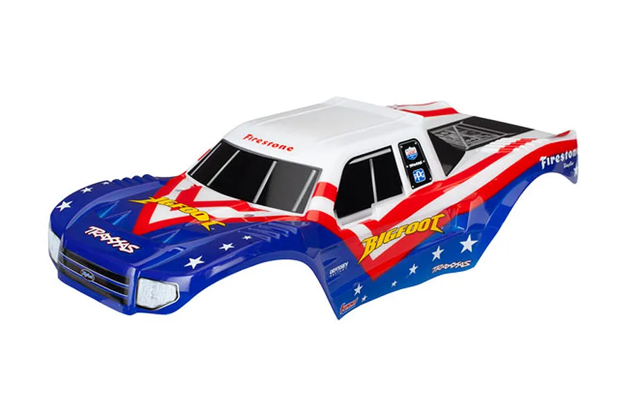 Traxxas 1/10 Bigfoot Painted Body Shell - Red, White &amp;amp;amp; Blue image 149488