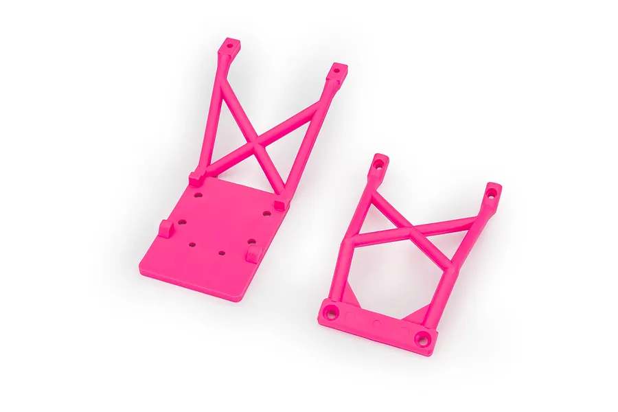 Traxxas Front and Rear Skid Plates - Pink image 149498