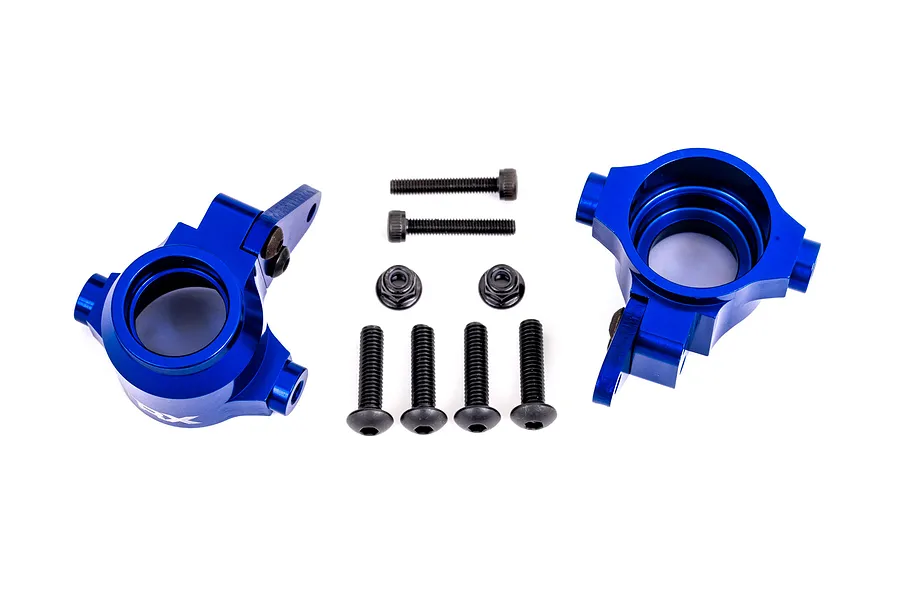 Traxxas Aluminium Steering Hubs 2Pcs - Blue image 149546