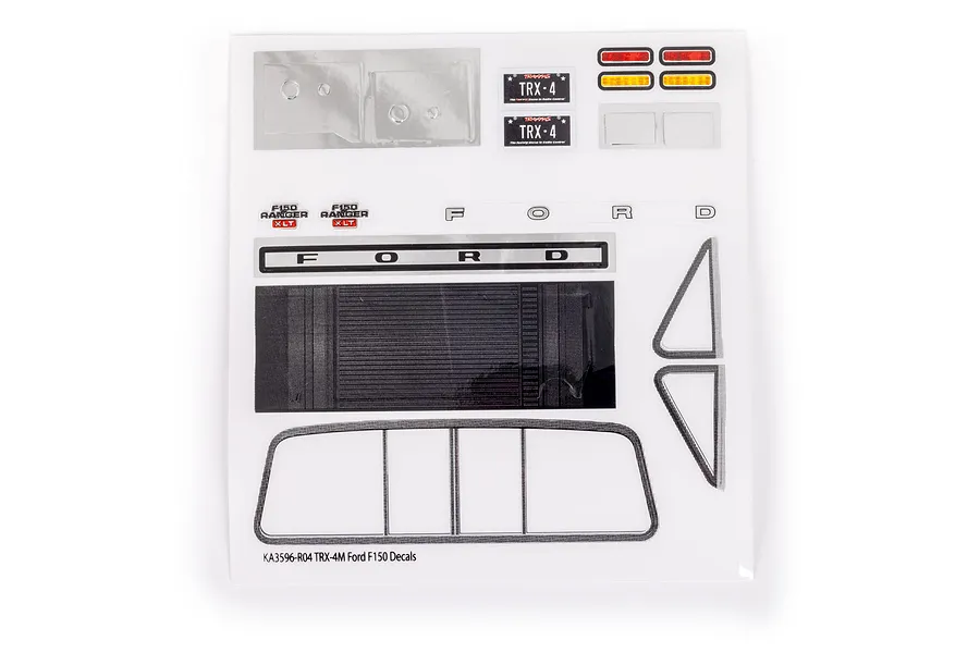 Traxxas Ford F-150 Truck (1979) Decal Sheet image 149584