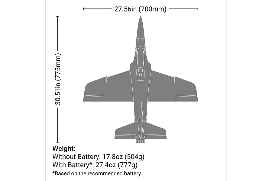 E-Flite RC Plane Habu SS (Super Sport) 700mm EDF Jet BNF Basic with AS3X and Safe Select Technology image 149662