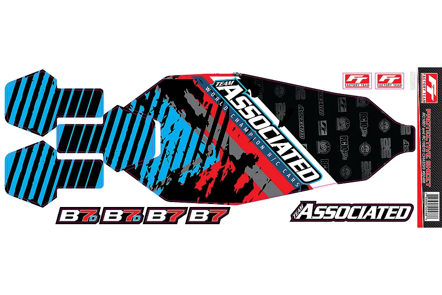 Team Associated RC10B7 Chassis Protective Sheet image 149701