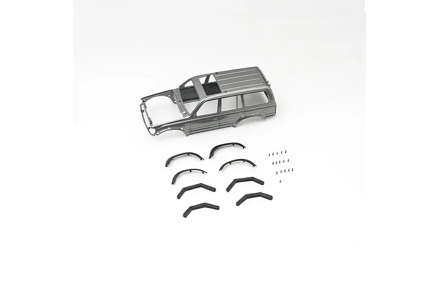 FMS 1/18 Toyota Land Cruiser LC80 Painted Body Shell - Grey image 149814