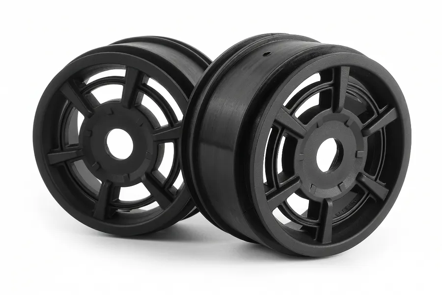 Maverick 2.6/3.0&amp;amp;quot; Quantrum R 6 Spoke Black Rims 2Pcs image 149939