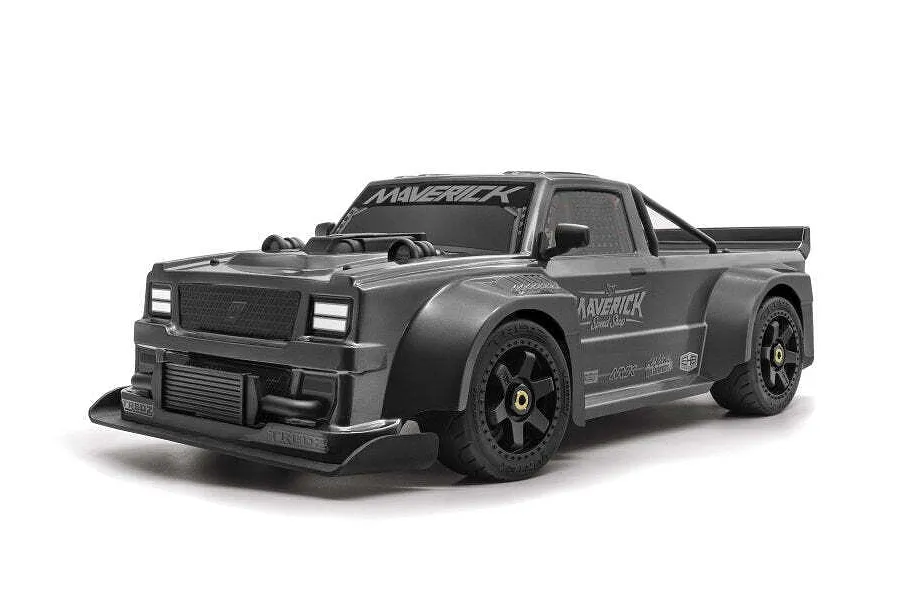 Maverick 1/8 QuantumR Race Truck Painted Body Shell - Gunmetal image 149941